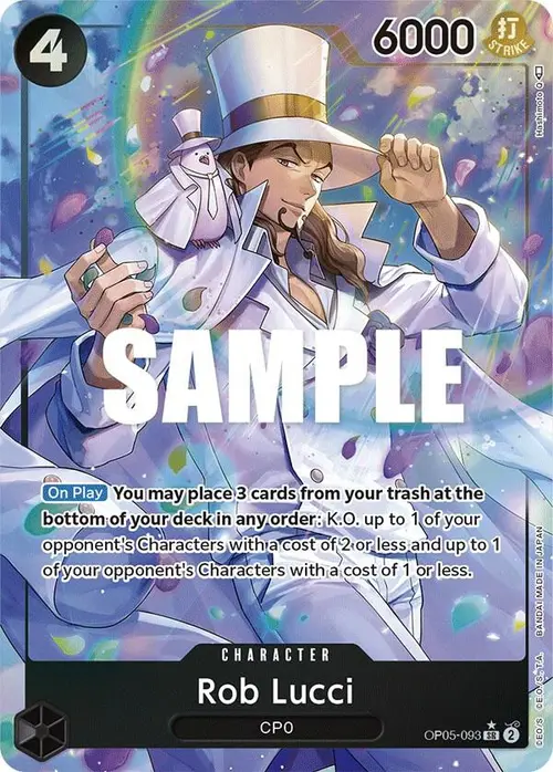 Rob Lucci (093) (Alternate Art) card art