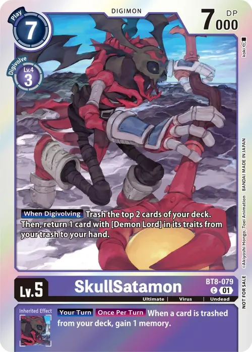 SkullSatamon (Blast Ace Double Pack Set) card art