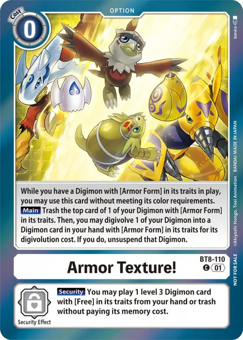 Armor Texture! (Blast Ace Double Pack Set) card art