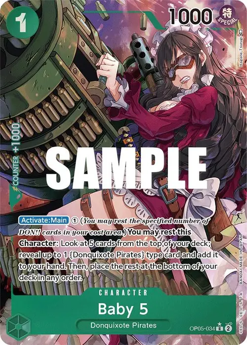 Baby 5 (034) (Alternate Art) card art
