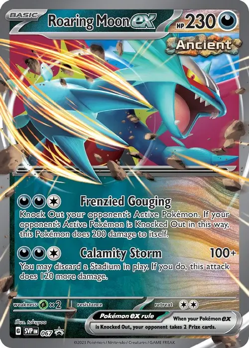 Roaring Moon ex - 067 card art