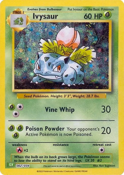Ivysaur card art