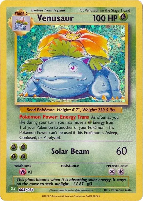 Venusaur card art