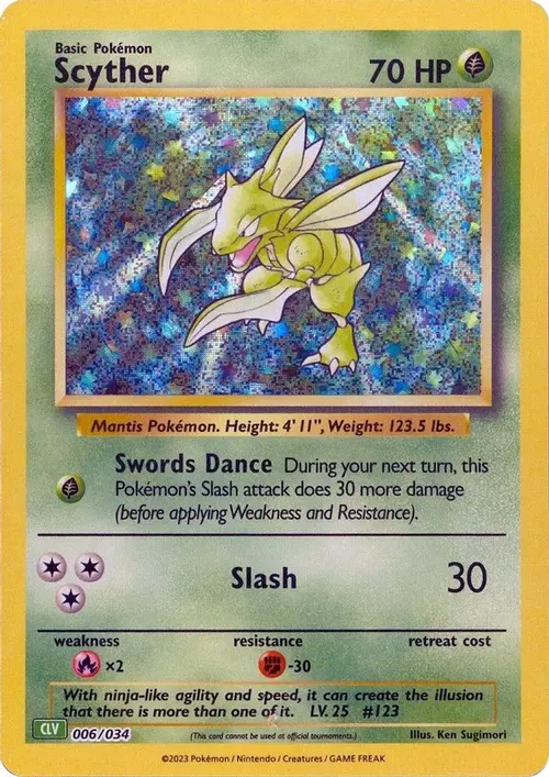 Scyther card art