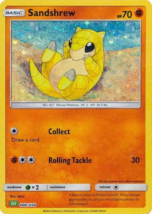 Sandshrew card art