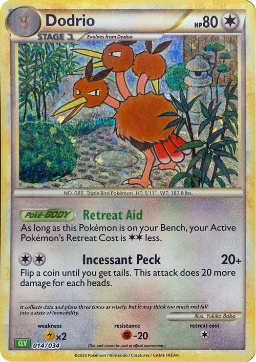 Dodrio card art