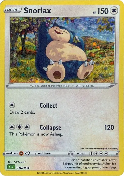 Snorlax card art