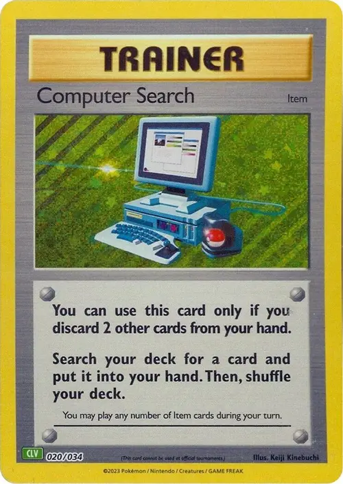 Computer Search (CLV) card art