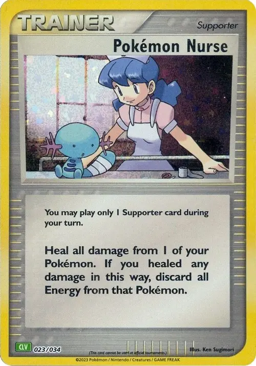 Pokemon Nurse card art
