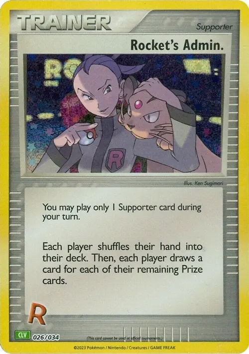 Rocket's Admin. (CLV) card art