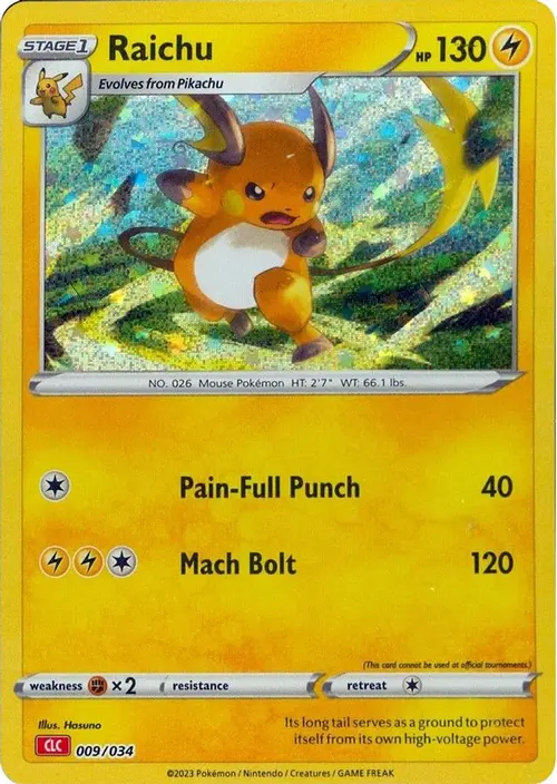 Raichu card art