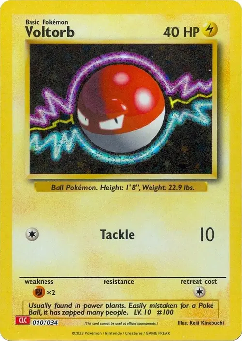 Voltorb card art