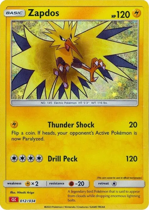 Zapdos card art