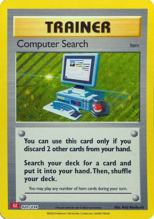 Computer Search (CLC) card art