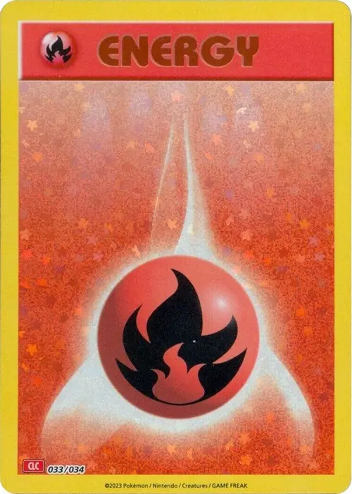 Basic Fire Energy card art