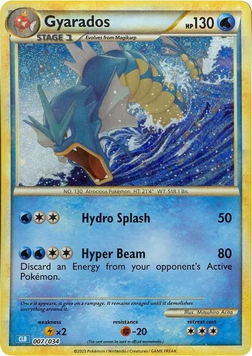 Gyarados card art