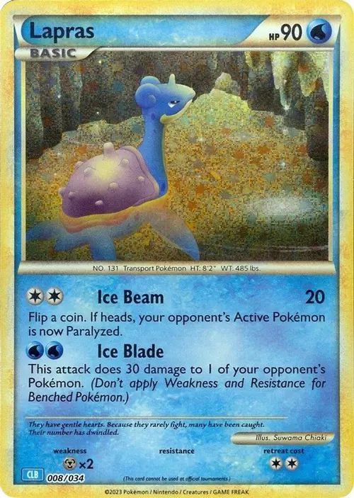 Lapras card art