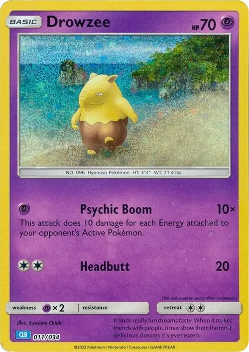 Drowzee card art