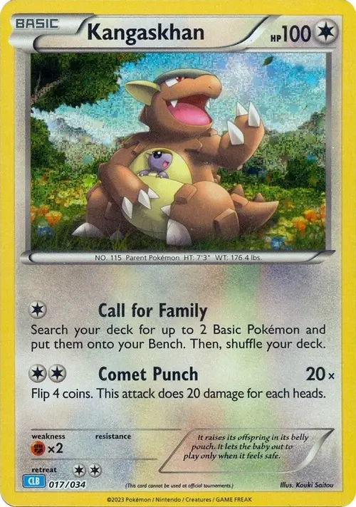 Kangaskhan card art