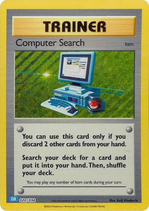 Computer Search (CLB) card art