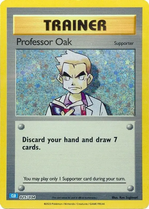 Professor Oak (CLB) card art