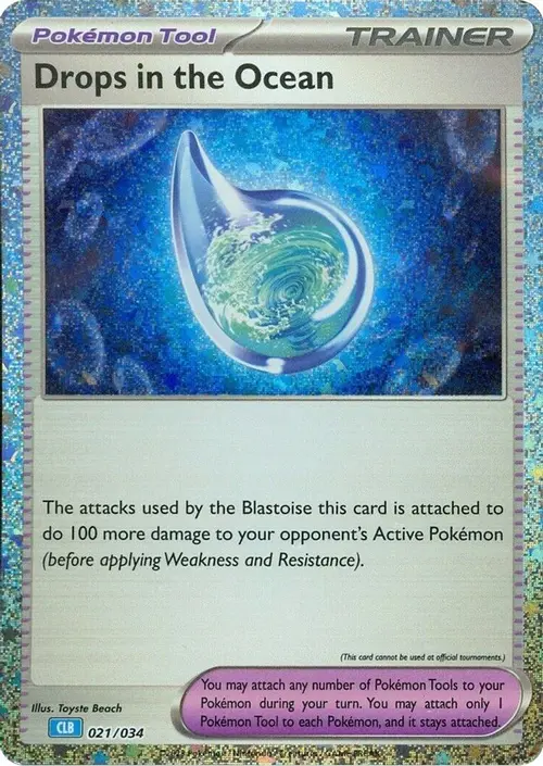 Drops in the Ocean card art