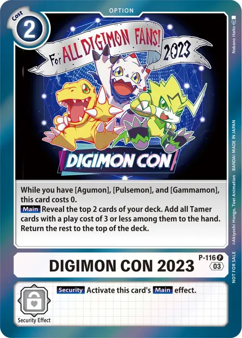 Digimon Con 2023 (Official Tournament Pack Vol.11) card art