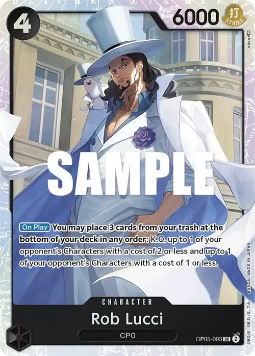 Rob Lucci (093) card art