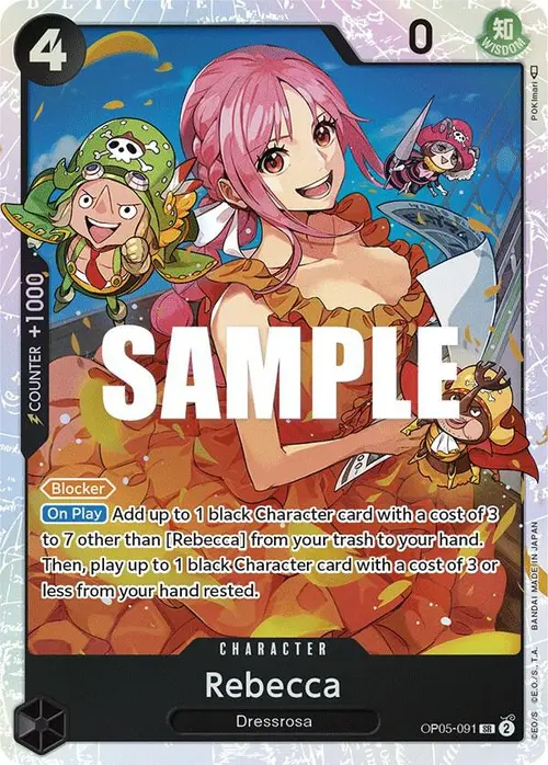 Rebecca card art