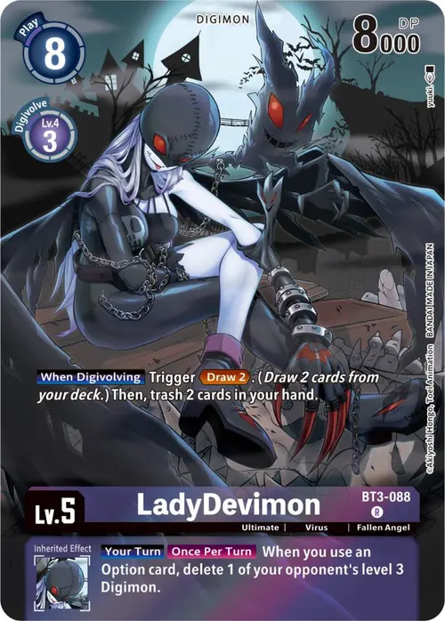 LadyDevimon - BT3-088 (Gift Box 2023) card art