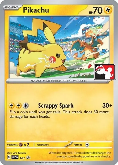 Pikachu - 101 card art