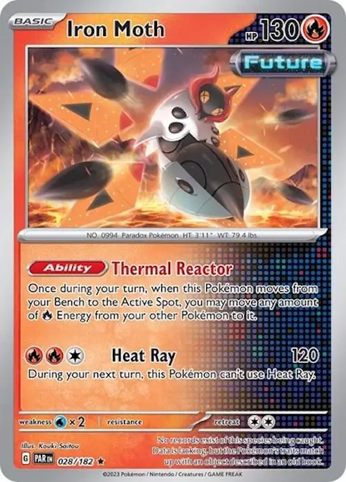 Iron Moth (Non-Holo) card art