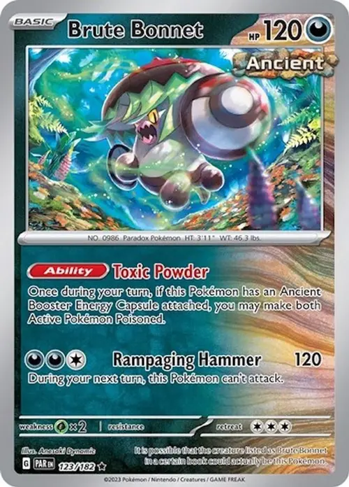 Brute Bonnet - 123/182 (Cosmos Holo) card art