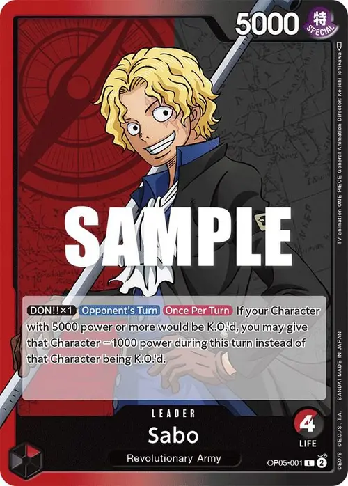 Sabo (001) card art
