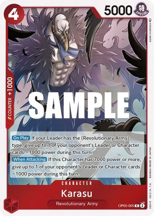 Karasu card art