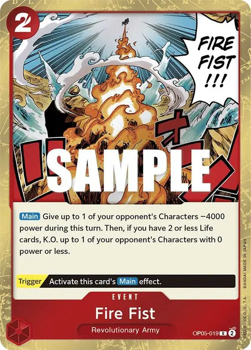 Fire Fist card art
