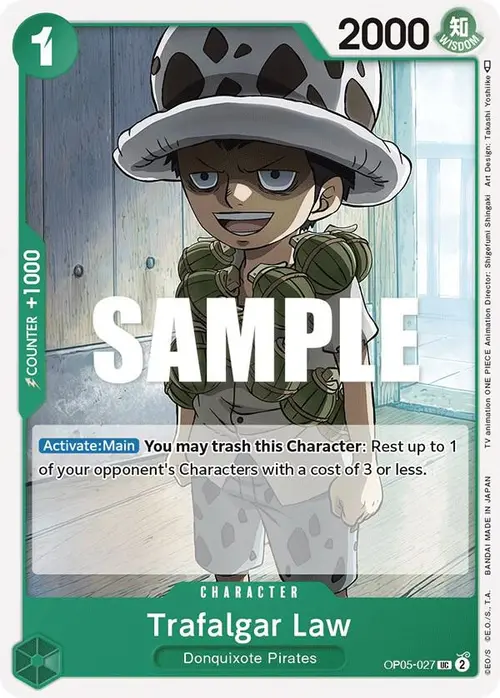 Trafalgar Law (027) card art