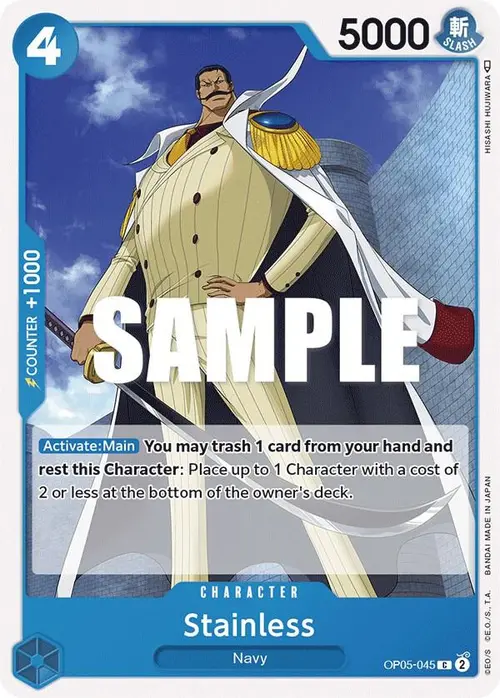Stainless card art