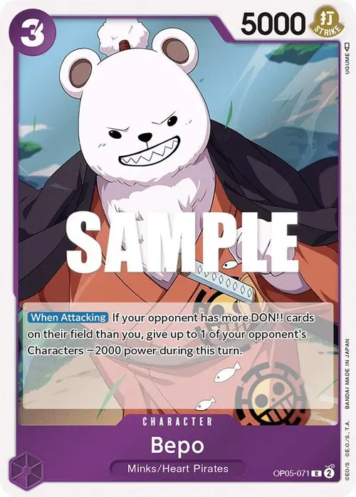 Bepo card art