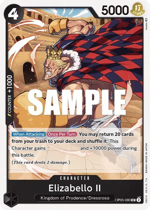 Elizabello II card art