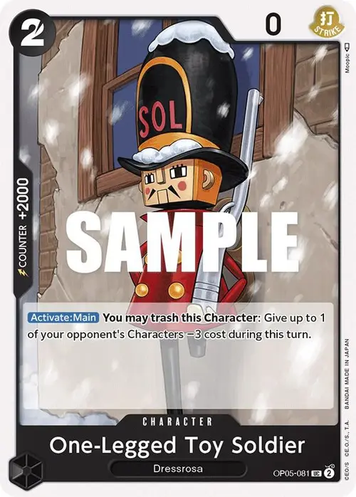 One-Legged Toy Soldier card art