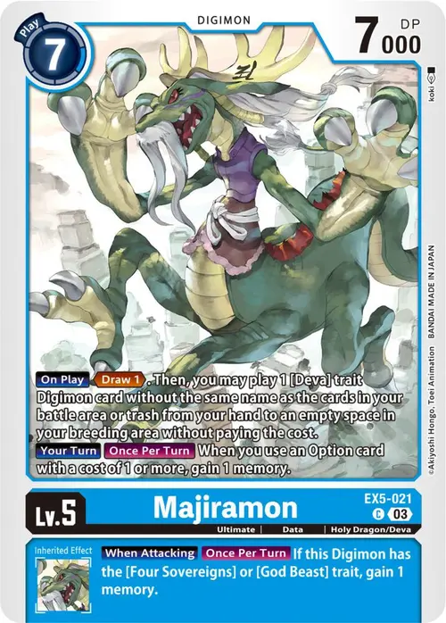 Majiramon card art
