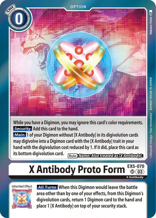 X Antibody Proto Form card art