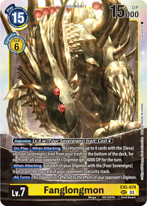 Fanglongmon (Textured) card art
