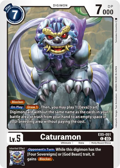 Caturamon card art