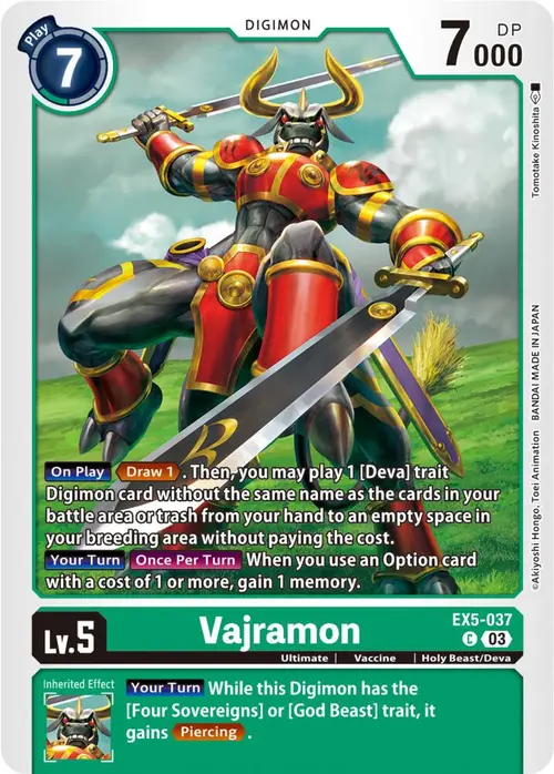 Vajramon card art