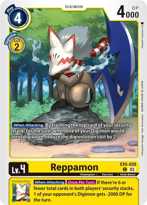 Reppamon card art