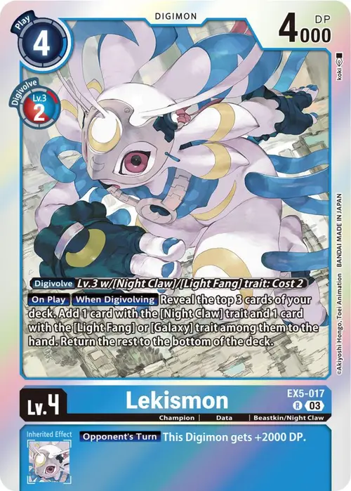 Lekismon card art