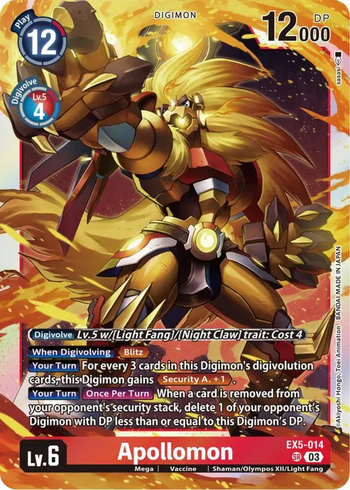 Apollomon card art
