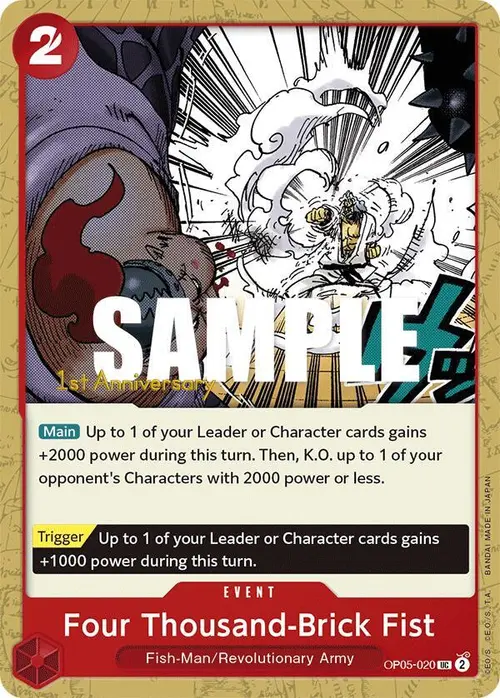 Four Thousand-Brick Fist card art
